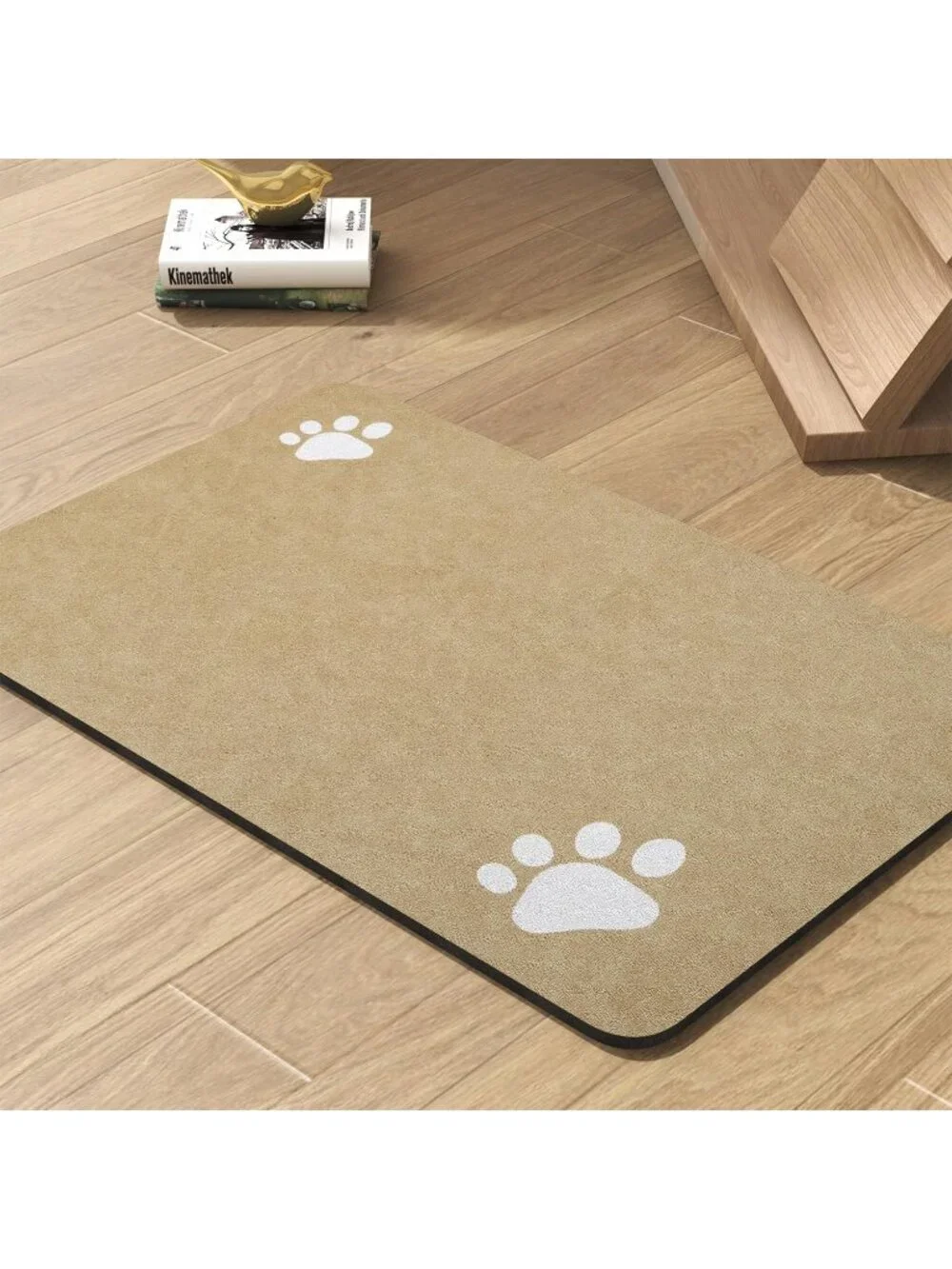 New Pet Feeding Mat Absorbent Dog Mat for Food & Water Bowl No Stains Quick Dry